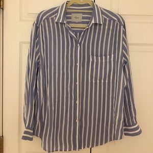 Blue striped Rails blouse